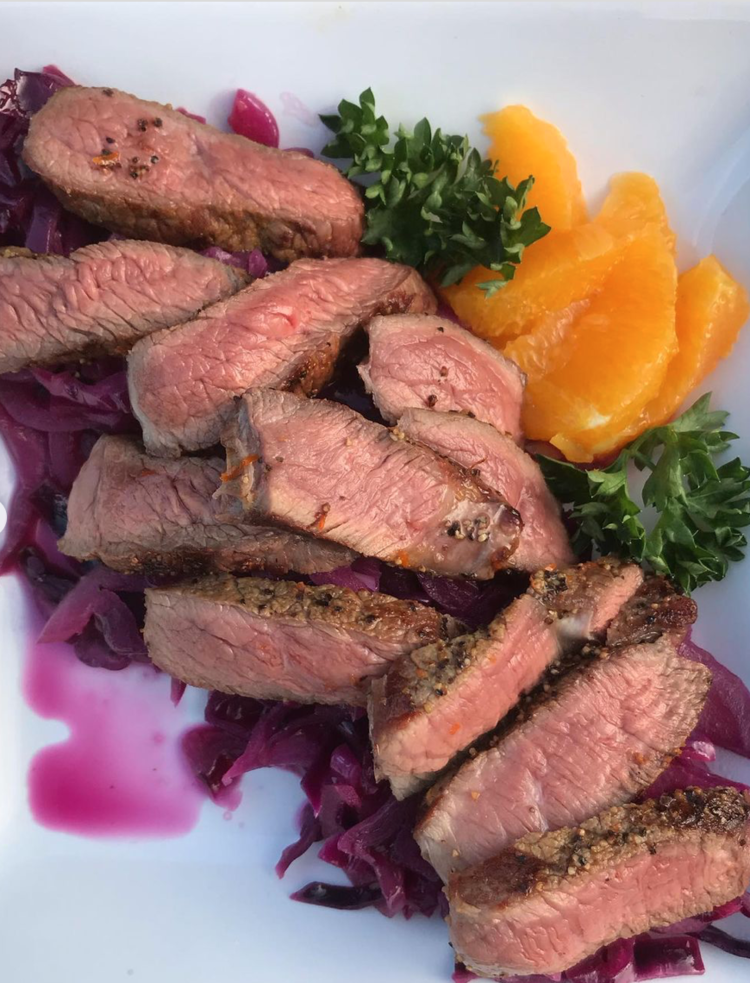 Venison and Red Cabbage