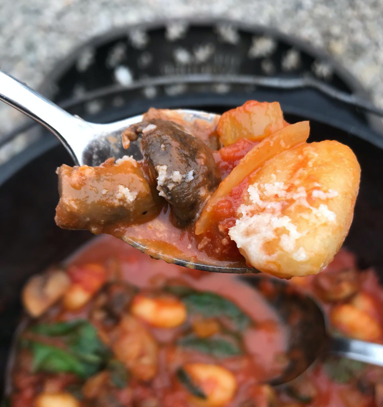 Homemade Tomato Ragu with Gnocchi